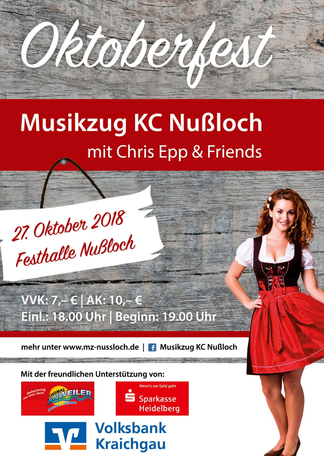 oktoberfest musikzug nussloch 2018